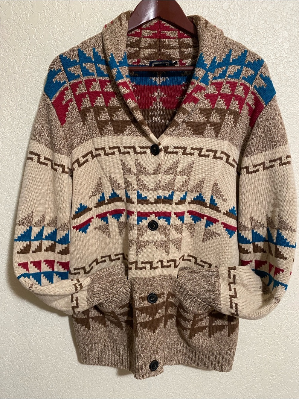 Pendleton Women’s Iconic Shawl Collar Cardigan Sweater- Size L